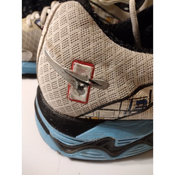 Women's Mizuno Wave Inspire 10th Anniversary Size 10 White Running Sneaker - Picture 7 of 11